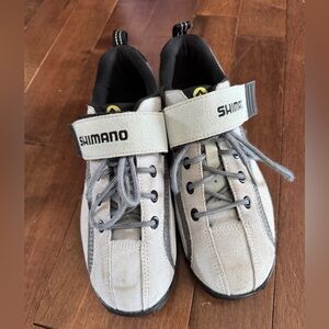 Shimano Women’s SH-MT40WL Blue Grey Suede 2-Bolt SPD Cycling Shoes US 7.5 EU 41